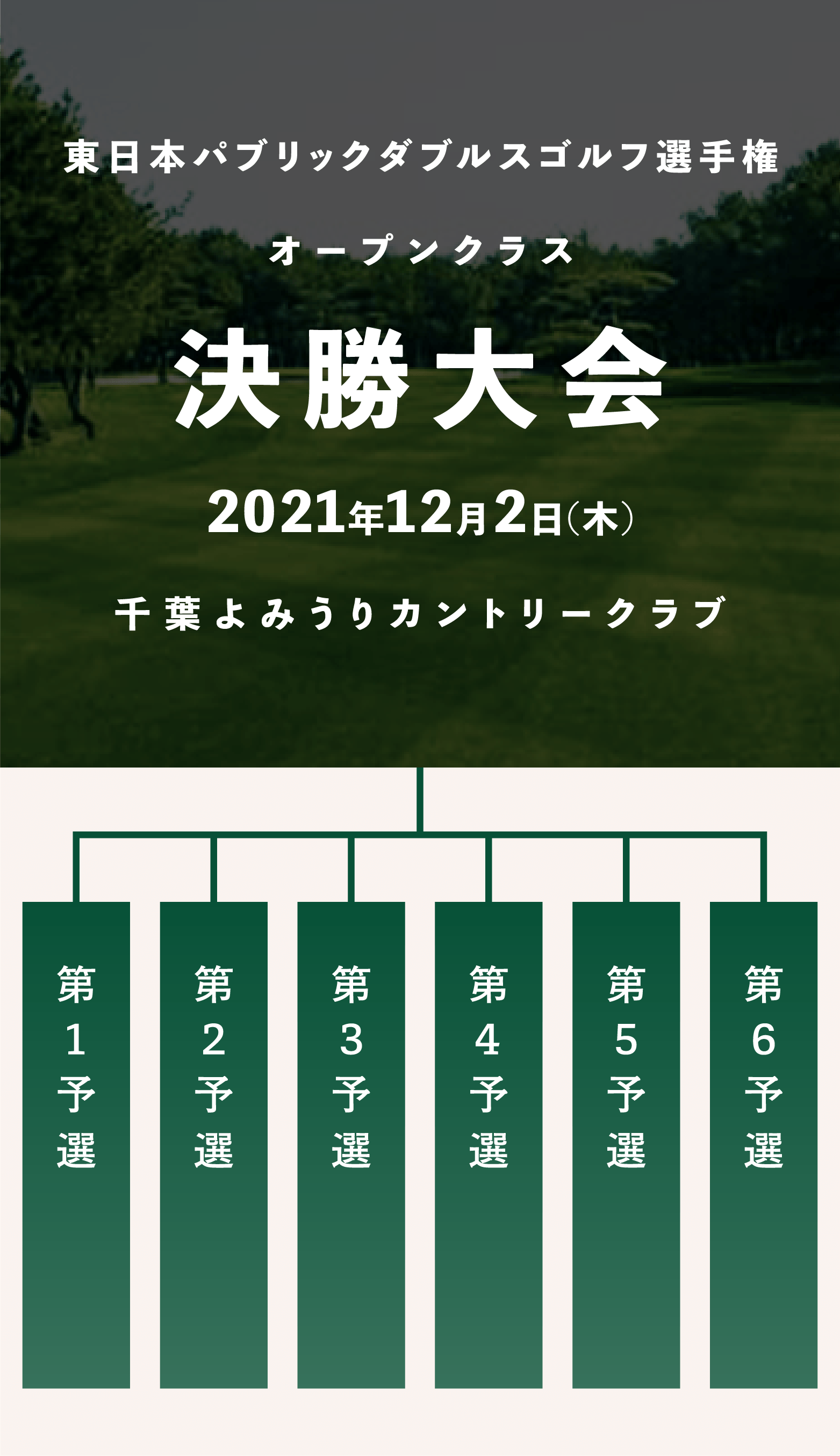 2021年度東日本パブリックダブルスゴルフ選手権